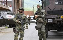 Les soldats de maintien de la paix de l'Otan au Kosovo