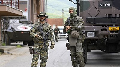 KFOR katonák Koszovóban