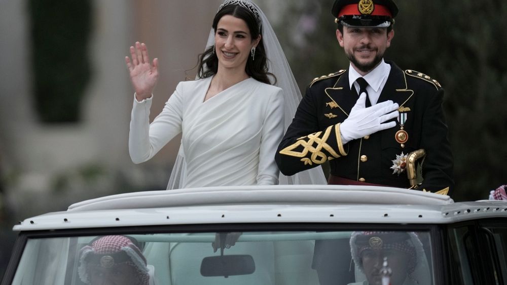 European royals join Jordan royal wedding celebrations