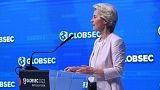 Ursula von der Leyen hielt eine Grundsatzrede auf der GLOBSEC-Konferenz in Bratislava.