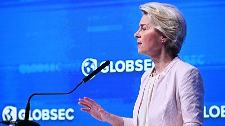 Ursula von der Leyen delivered a keynote speech at the GLOBSEC conference in Bratislava.