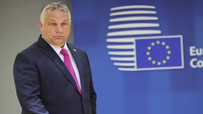 Orbán Viktor Brüsszelben 2022. május 30-án