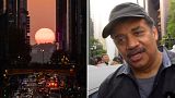  Astrophysicist Neil deGrasse Tyson explains the fascinating phenomenon of "Manhattanhenge"