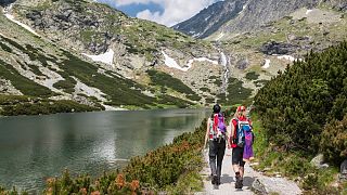 The Tatra Mountains are a hiker's paradise.