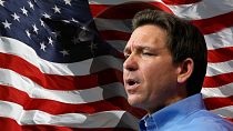 Ron DeSantis egy adománygyűjtő pikniken, 2023 májusában