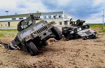 Image tirée d'une vidéo publiée par le service de presse du ministère russe de la Défense après des combats dans la région de Belgorod - 23.05.2023