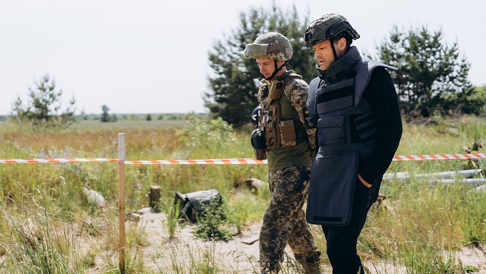 'Supernatural' actor Misha Collins on demining in Ukraine