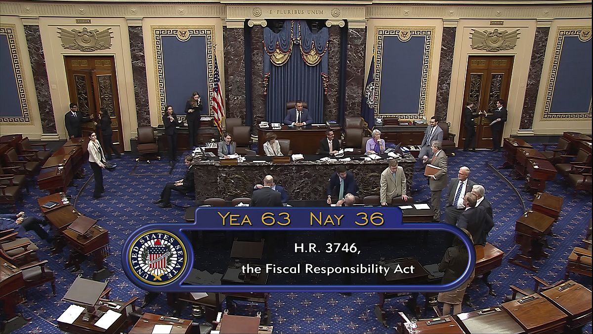 صورة من الكونغرس نتيجة التصويت على رفع سقف الدين 