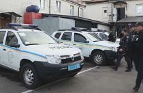 Rendőrök Odesszában, 2023- május 25-én