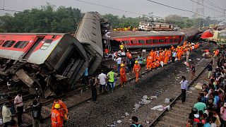 تصادف قطار در هند