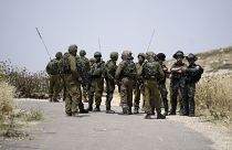نیروهای امنیتی اسرائیل در رام الله