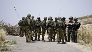نیروهای امنیتی اسرائیل در رام الله