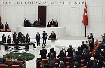 أردوغان خلال قسم اليمين