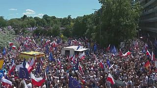 التظاهرة في بولندا