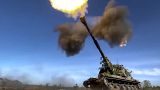 دبابة روسية تطلق النار على مواقع أوكرانية - المكان مجهول