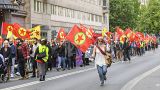 PKK taraftarları İsveç'in 'yeni terör yasasını' protesto etti 