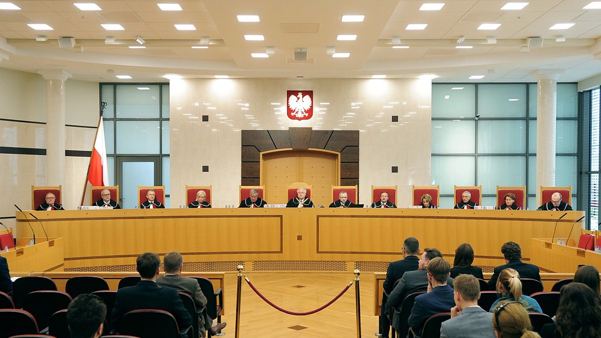 В зале заседаний польского суда