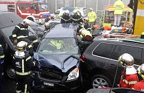 صورة من الارشيف-حادث سير في سويسرا.