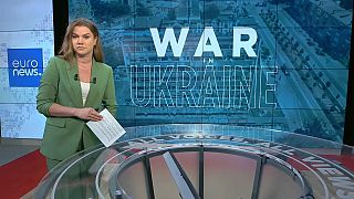 Sasha Vakulina apresenta as últimas notícias provenientes do terreno de guerra na Ucrânia
