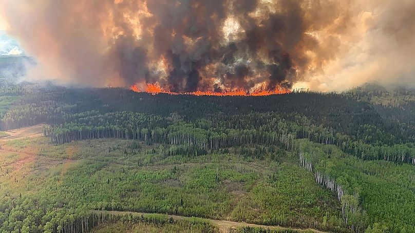 Government of Alberta Fire Service/Canadian Press via AP