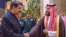الرئيس الفنزويلي نيكولاس مادورو  وولي العهد السعودي محمد بن سلمان 
