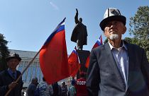 تظاهرات روز کارگر قرقیزستان