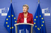 European Commissioner Ylva Johansson urged EU countries to "act as Team Europe" and move forward the new rules on migration and asylum.