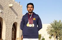 Bader became the first Qatari to win a gold medal in horseback archery in a major tournament