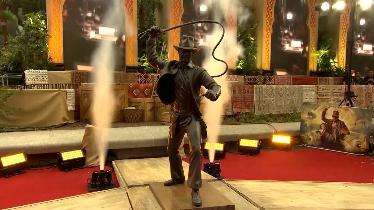 Indiana Jones immortalised with bronze statue in London 