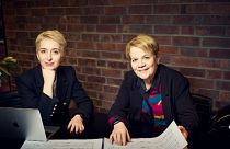 Ewa Bogusz-Moore (NOSPR General and Programme Director) and Marin Alsop 