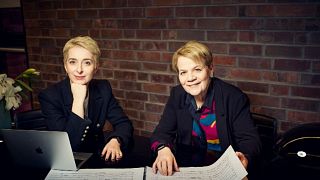 Ewa Bogusz-Moore (NOSPR General and Programme Director) and Marin Alsop 