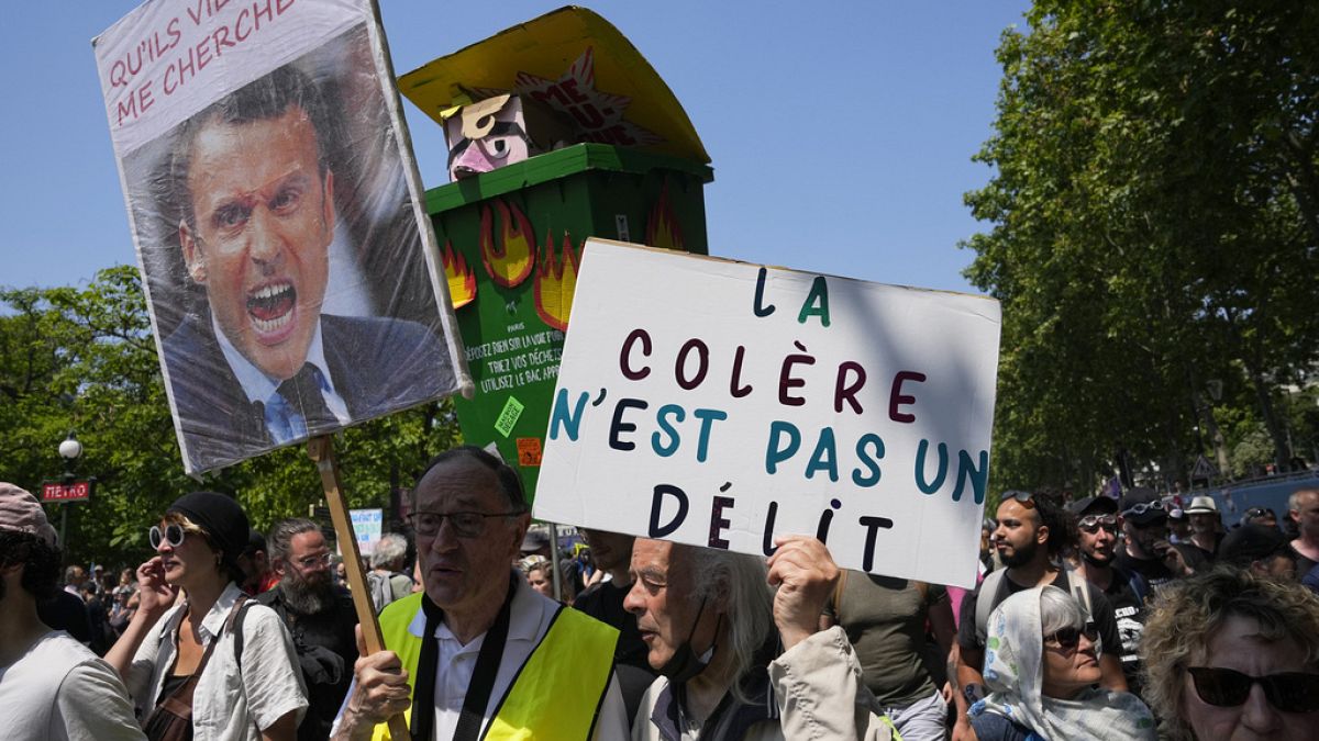 Manifestation contre la réforme des retraites, Paris, le 6 juin 2023