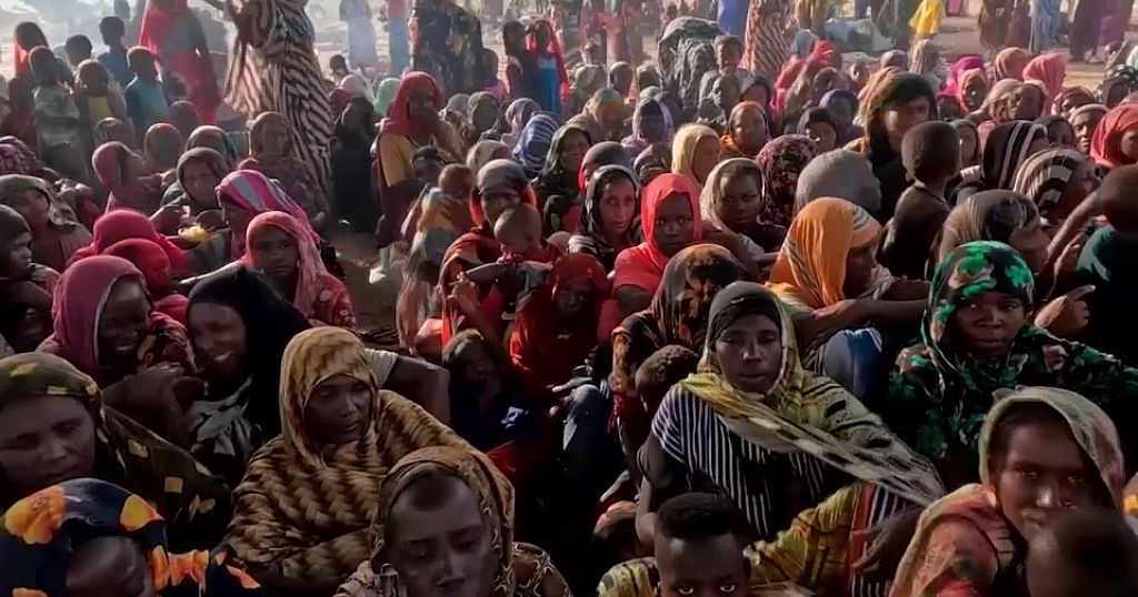 Sudanese families seek safety in the Central African Republic