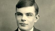 Alan Turing at the school in Dorset, southwest England, aged 16 in 1928