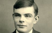 Alan Turing at the school in Dorset, southwest England, aged 16 in 1928