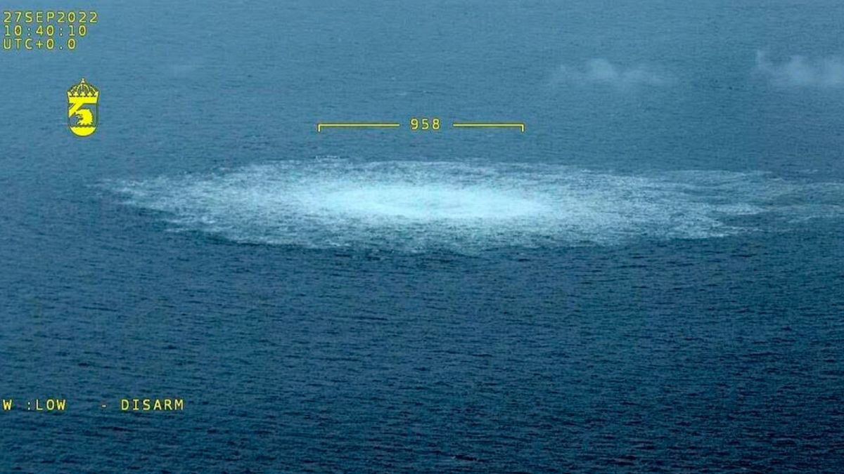 نشست گاز در دریای بالتیک در پی انفجار در خطوط لوله نورد استریم