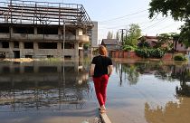 سیل در اوکراین در پی تخریب یک سد