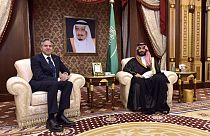 بلينكن خلال اللقاء مع بن سلمان