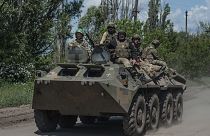Ukrán katonák Bahmut környékén: nem adják fel