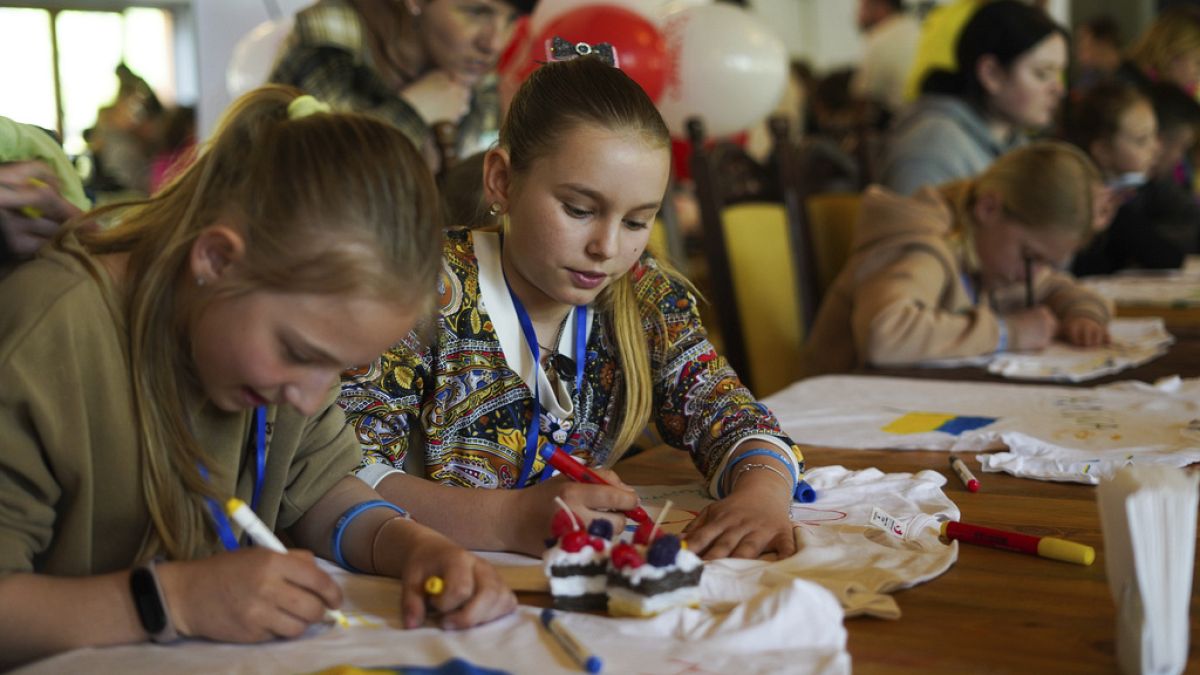 Crianças ucranianas