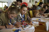Crianças ucranianas