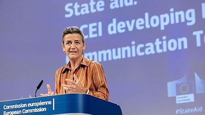 European Commission Executive Vice-President Margrethe Vestager announced the approval of €8.1 billion in subsidies for semiconductors.
