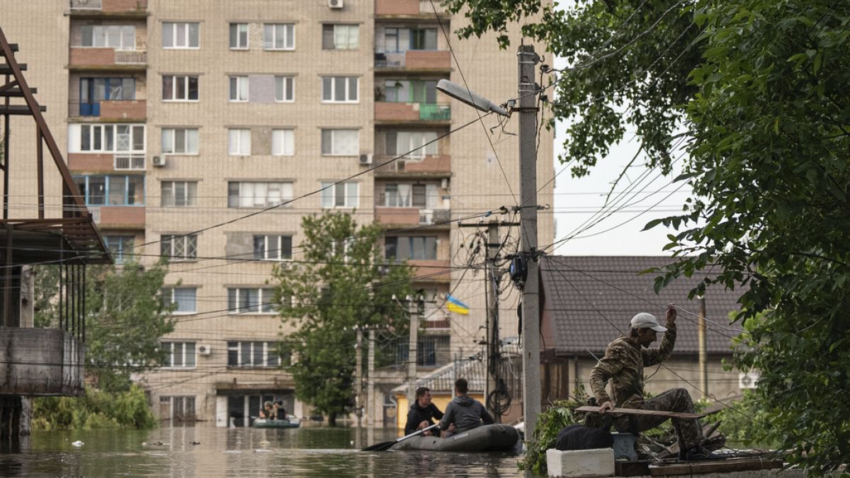 Kherson inondé, 8 juin 2023