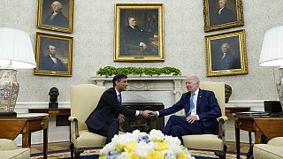 İngiltere Başbakanı Rishi Sunak, ABD Başkanı Joe Biden ile Oval Ofis'te görüştü