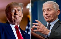 Fake images of Trump embracing Fauci were used in an attack ad by Ron Desantis's campaign