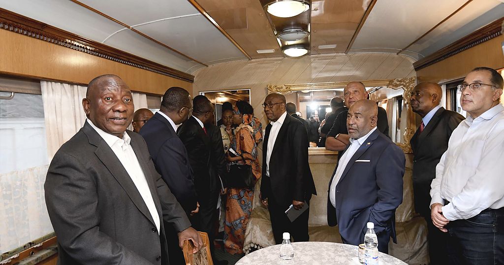 African leaders on peace mission arrive Kyiv, Ukraine’s capital