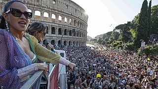 Marche des fiertés de Rome, le 10 juin 2023, Italie