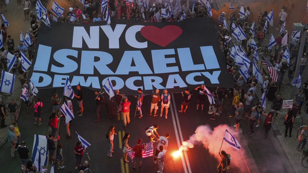 Αντικυβερνητική διαδήλωση στο Ισραήλ
