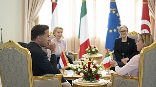 La préisdent de la Commission européenne, et les dirigeants italien et néerlandais en visite à Tunis, 11/06/2023