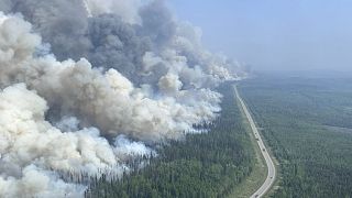 حرائق الغابات في مقاطعة "كولومبيا لبريطانية" في غرب كندا